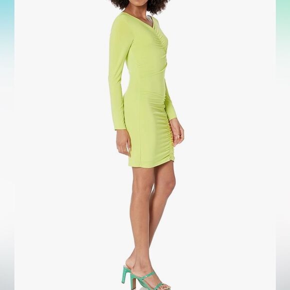 The Drop Women's Estaa Ruched Front Mini Dress New XS - Picture 1 of 6